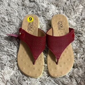 Mauve Women's Red Sandals
